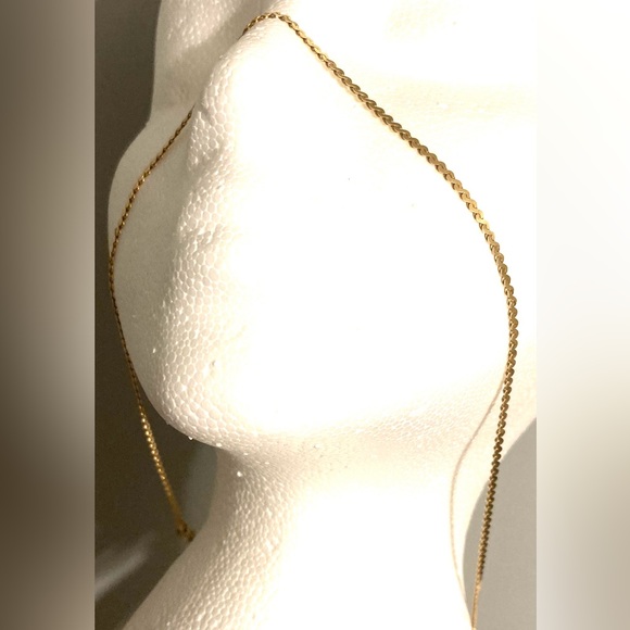 14K Yellow Gold 20” Serpentine Link 2 mm Chain Necklace 6.4 Grams - Picture 9 of 12